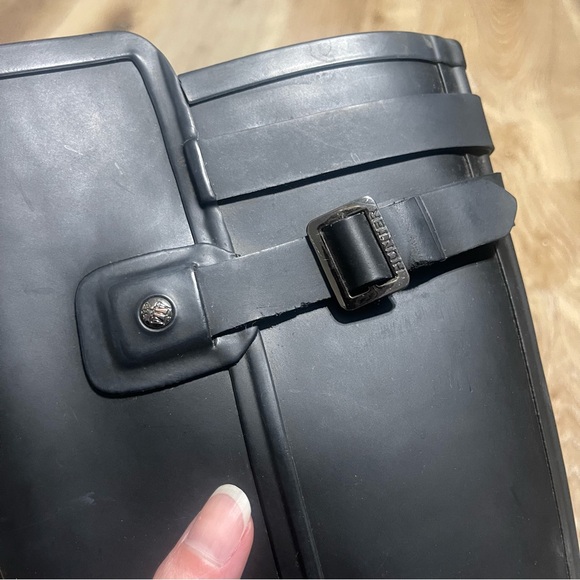 Hunter Original Matte Black Tall Rain boots Women 6 - Picture 11 of 15